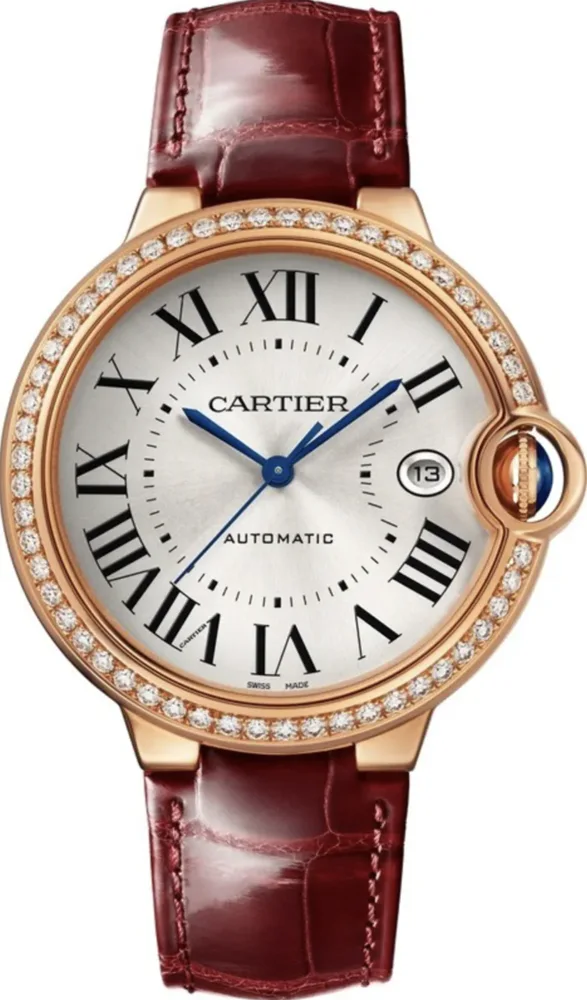 Cartier Ballon Bleu  de Cartier Automatic 40 mm Rose Gold Diamonds WJBB0056